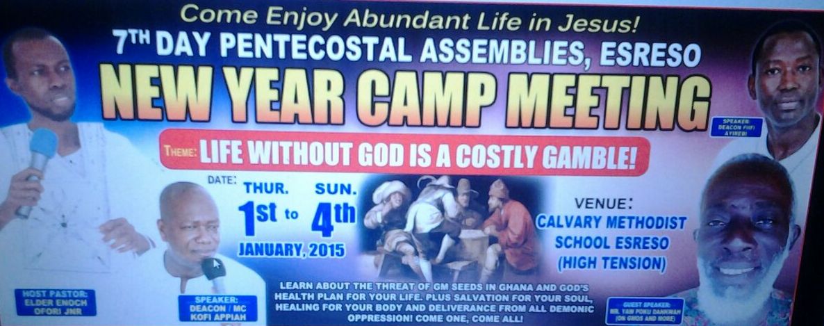 Special Invitation to New Year Camp Meeting